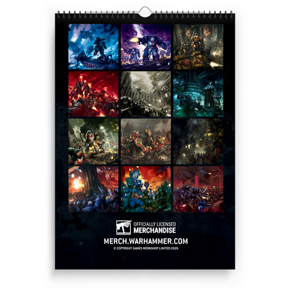 Warhammer 40,000: Space Marines 2026 Calendar Preorder
