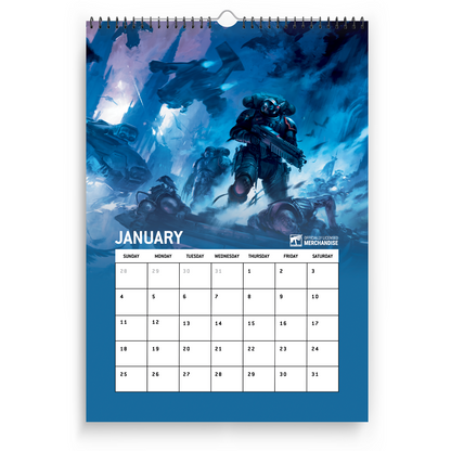 Warhammer 40,000: Space Marines 2026 Calendar Preorder
