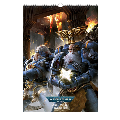 Warhammer 40,000: Space Wolves 2026 Calendar