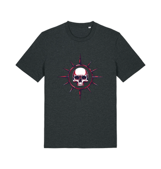 Dark Heather Grey Premium Warhammer 40,000: Space Marine 2 Skull Halo T Shirt