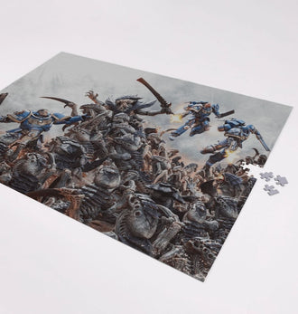 Warhammer 40,000: Space Marine 2 Tyranid Swarm Art 1000 Piece Jigsaw Puzzle