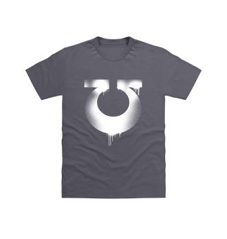 Charcoal Ultramarines Graffiti Insignia T Shirt