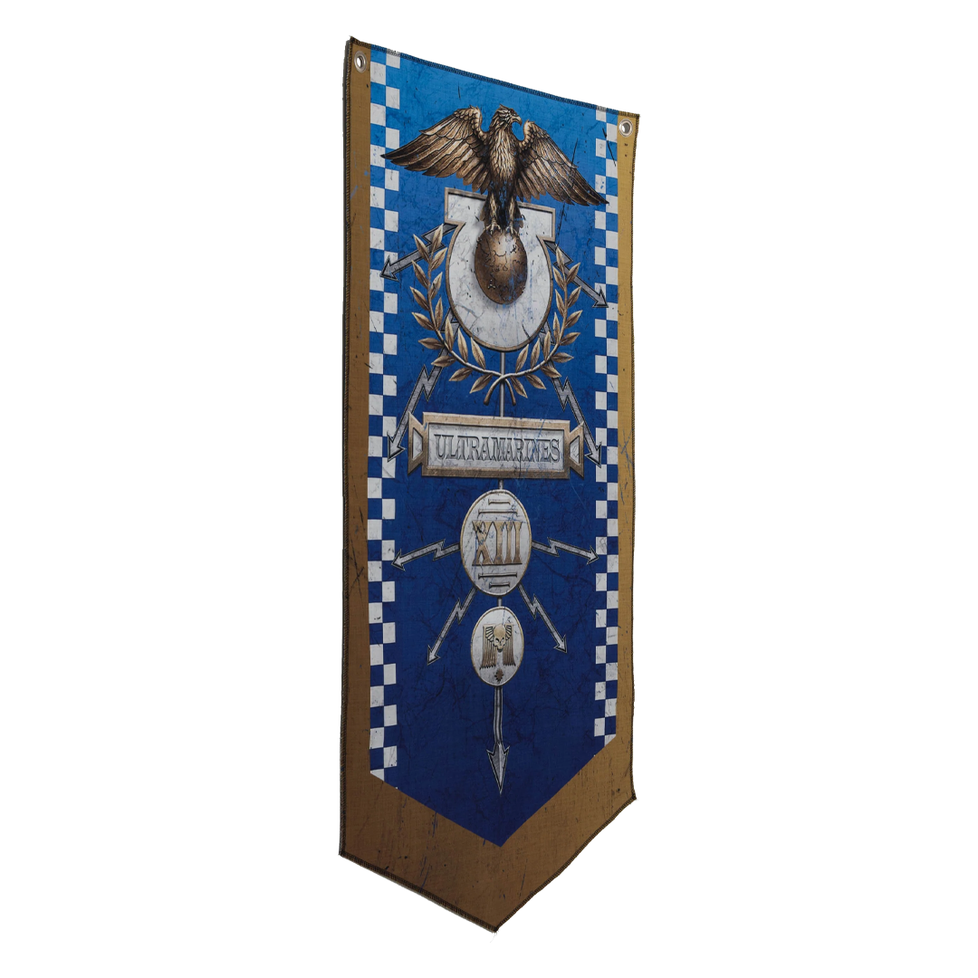 Ultramarines Wall Banner Side View