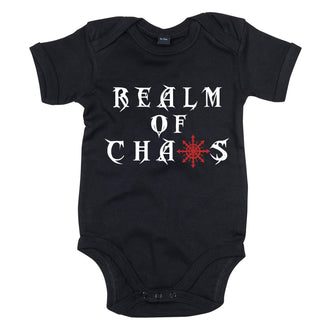 Realm of Chaos Black Short Sleeved Baby Bodysuit
