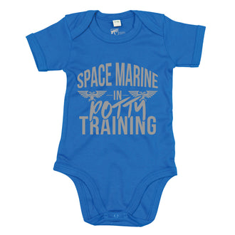 Space Marine In Potty Training V1 Baby Bodysuit