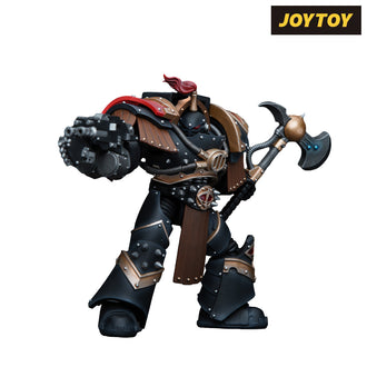 JoyToy Warhammer The Horus Heresy Action Figure - Sons of Horus Justaerin Terminator Squad, Justaerin with Carsonran Power Axe (1/18 Scale) Preorder
