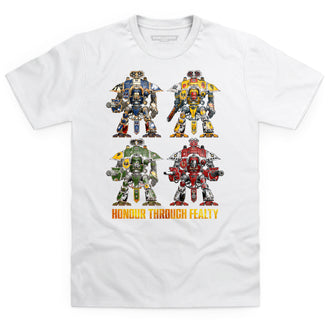 Imperial Knights Honour Through Fealty White T Shirt