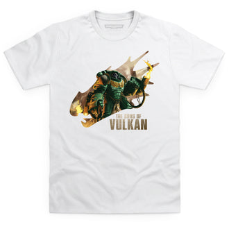 Salamanders 'Sons of Vulkan' White T Shirt