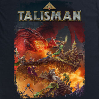Talisman Artwork Fitted T Shirt